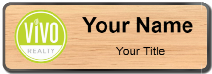 Custom name badges for Vivo Realty
