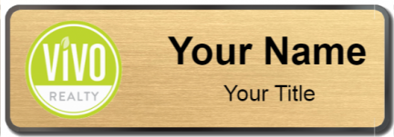 Custom name badges for Vivo Realty