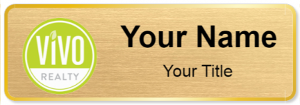 Custom name badges for Vivo Realty