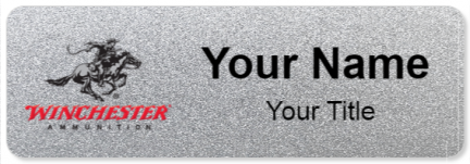 Custom name badges for Winchester Ammunition