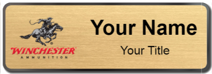 Custom name badges for Winchester Ammunition