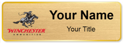 Custom name badges for Winchester Ammunition