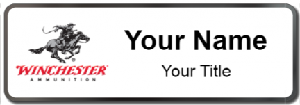 Custom name badges for Winchester Ammunition