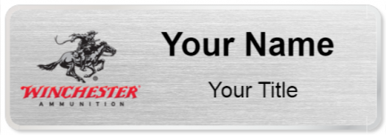 Custom name badges for Winchester Ammunition