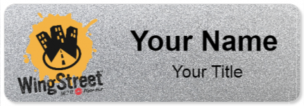 Custom name badges for WingStreet