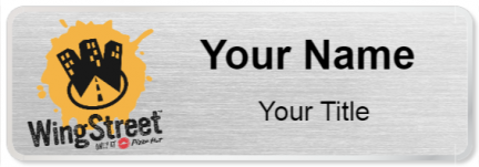 Custom name badges for WingStreet
