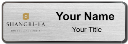 Custom name badges for Shangri La