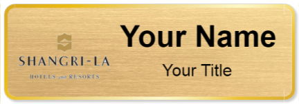 Custom name badges for Shangri La
