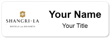 Custom name badges for Shangri La
