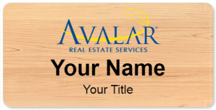 Custom name badges for Avalar Real Estate