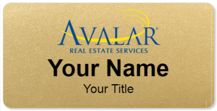 Custom name badges for Avalar Real Estate