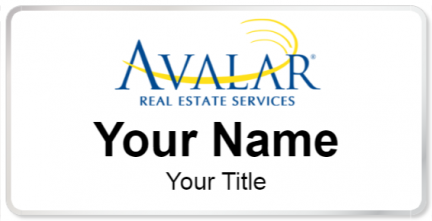 Custom name badges for Avalar Real Estate