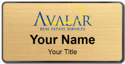 Custom name badges for Avalar Real Estate