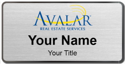Custom name badges for Avalar Real Estate