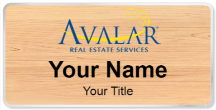 Custom name badges for Avalar Real Estate