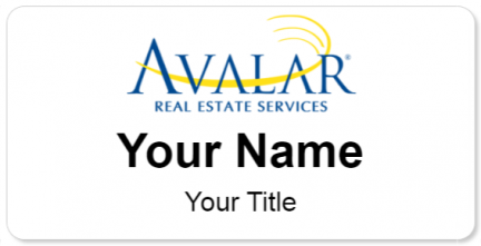 Custom name badges for Avalar Real Estate
