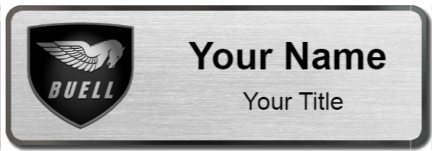 Custom name badges for Buell Motorcycles