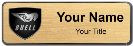 Custom name badges for Buell Motorcycles