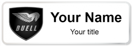 Custom name badges for Buell Motorcycles