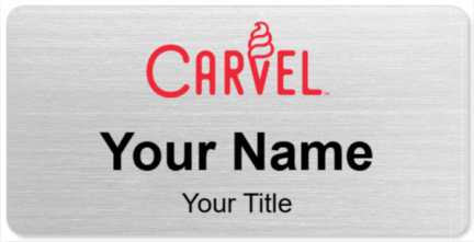 Custom name badges for Carvel Ice Cream
