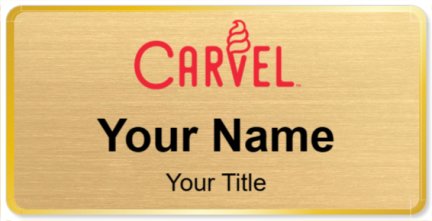 Custom name badges for Carvel Ice Cream