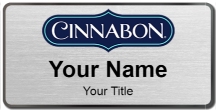 Custom name badges for Cinnabon