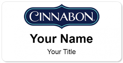 Custom name badges for Cinnabon