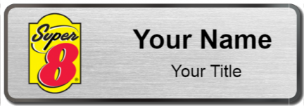 Custom name badges for Super 8