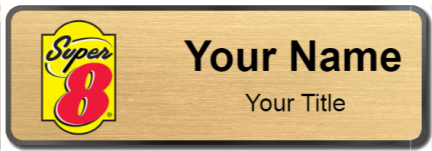 Custom name badges for Super 8
