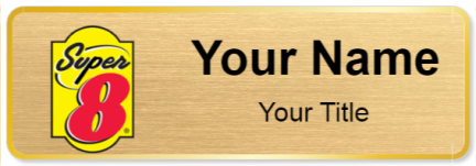 Custom name badges for Super 8