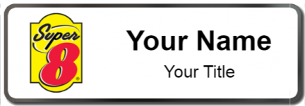 Custom name badges for Super 8
