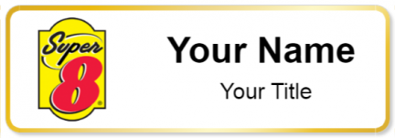 Custom name badges for Super 8