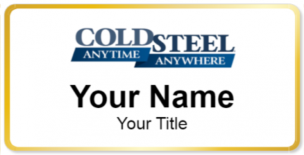 Custom name badges for Cold Steel Knives