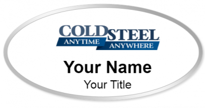 Custom name badges for Cold Steel Knives