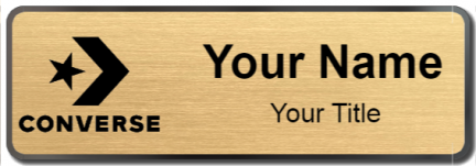 Custom name badges for Converse Shoes