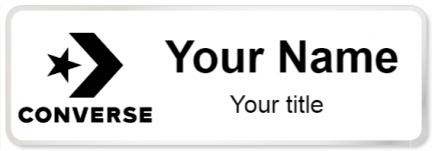 Custom name badges for Converse Shoes