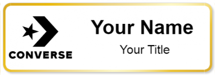 Custom name badges for Converse Shoes