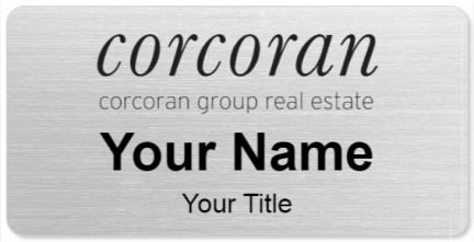 Custom name badges for Corcoran Group Real Estate