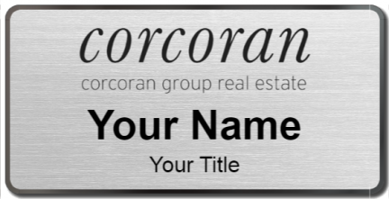 Custom name badges for Corcoran Group Real Estate