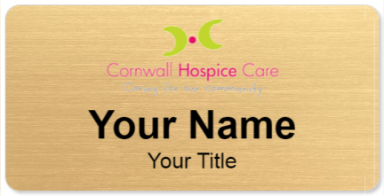 Custom name badges for Cornwall Hospice Care
