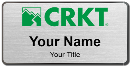 Custom name badges for CRKT knives