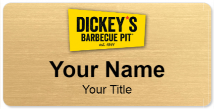 Custom name badges for Dickeys Barbecue Pit