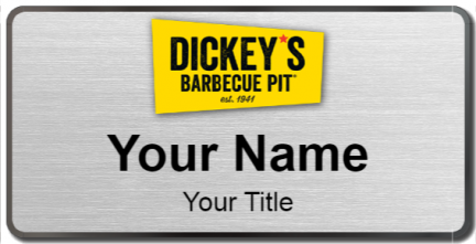 Custom name badges for Dickeys Barbecue Pit