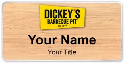 Custom name badges for Dickeys Barbecue Pit
