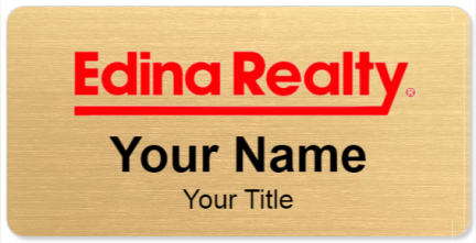 Custom name badges for Edina Realty