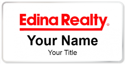 Custom name badges for Edina Realty