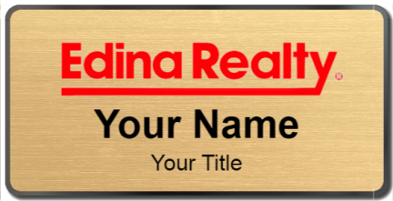 Custom name badges for Edina Realty