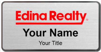 Custom name badges for Edina Realty