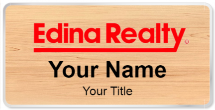 Custom name badges for Edina Realty