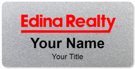 Custom name badges for Edina Realty